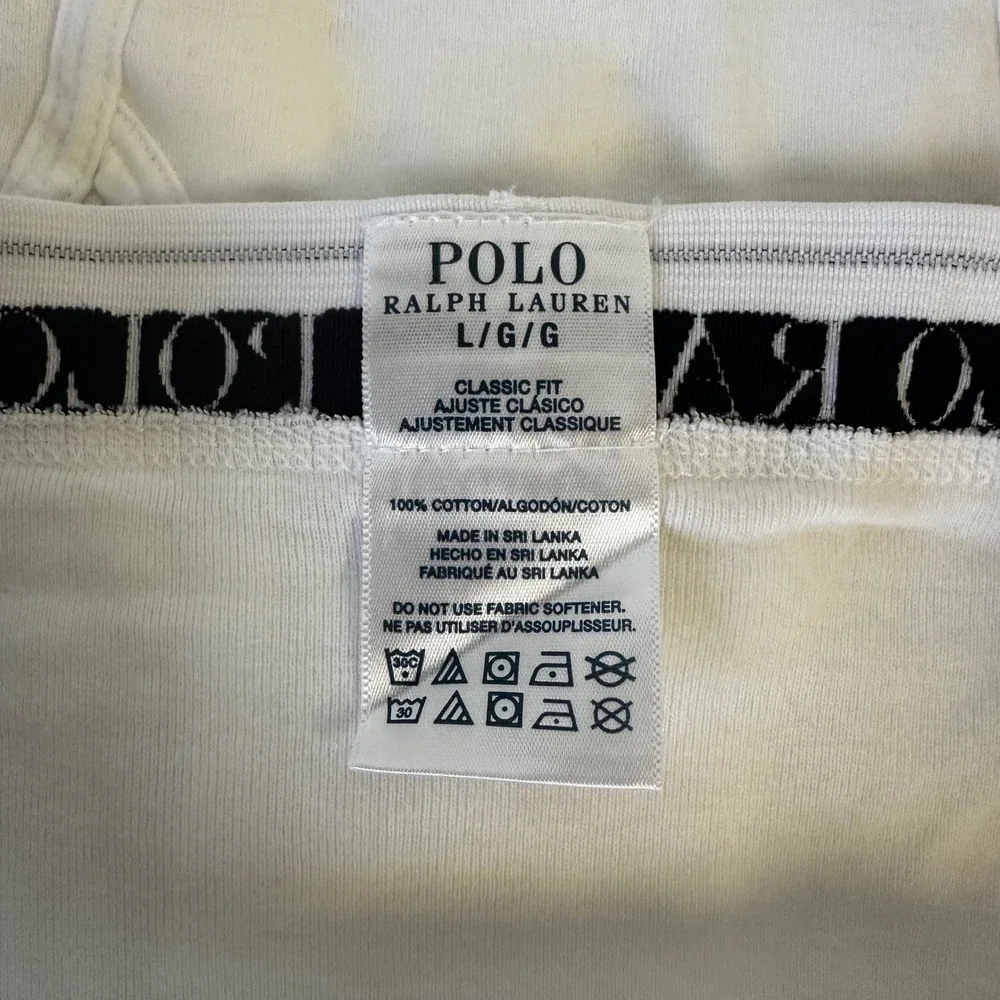 Lot of 3 NWOT Ralph Lauren Mens Classic Fit Cotton Briefs White Size Large L - Picture 2 of 9